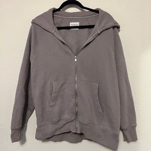 ABERCROMBIE softAF MAX Boyfriend Full-Zip Hoodie